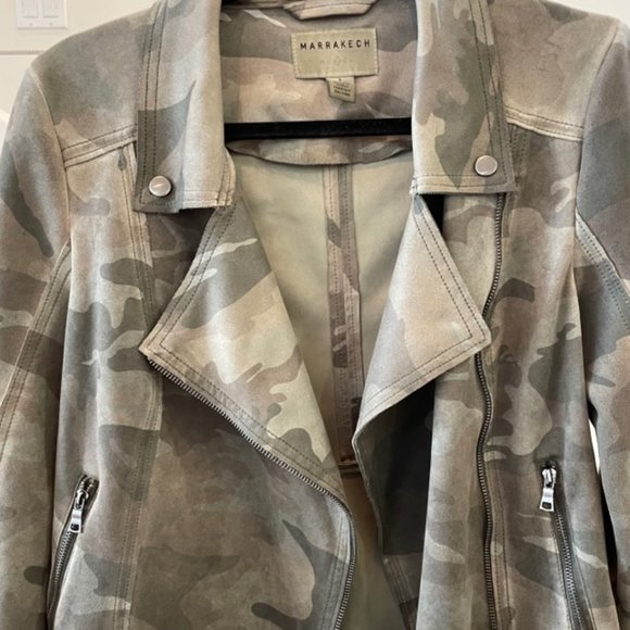Anthropologie Marrakech Camo Moto Jacket - Picture 7 of 11